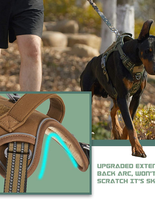 Load image into Gallery viewer, Tactical Dog Harness for Large Medium Small Dogs No Pull, Famous TIK Tok No Pull Dog Harness, Fit Smart Reflective Pet Walking Harness for Training, Adjustable Dog Vest Harness with Handle
