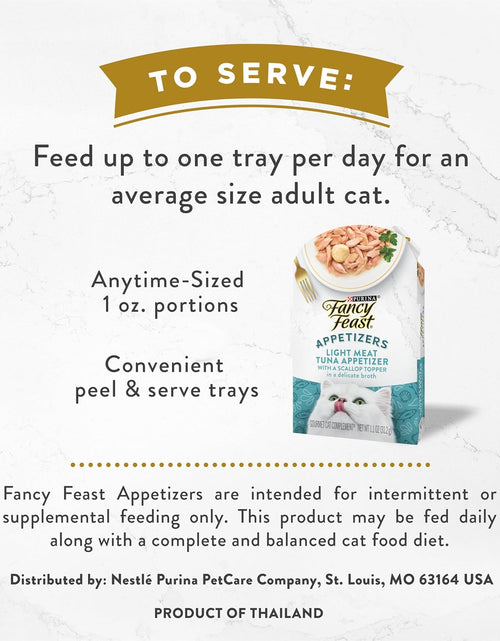 Load image into Gallery viewer, Purina  Appetizers Adult Gourmet Wet Cat Food Complement
