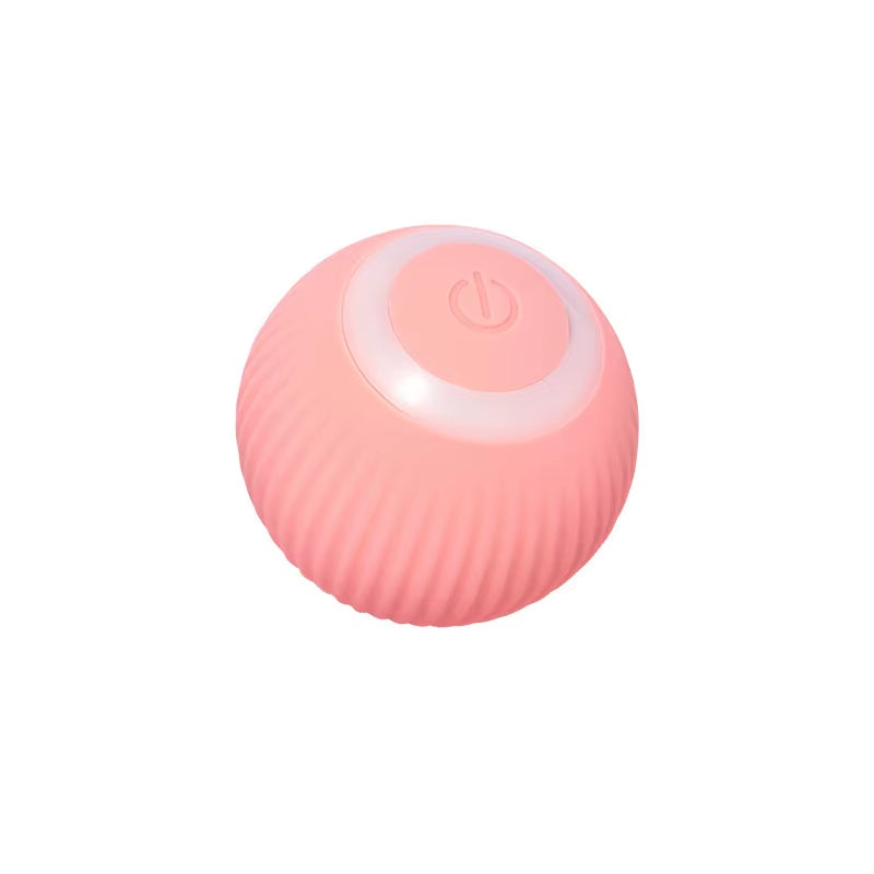 Automatic Electric Cat Ball Toy Interactive Rolling Smart Self-Moving Kitten Plaything for Indoor Cats Training and Fun
