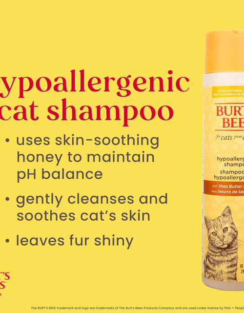 Load image into Gallery viewer, Cat Hypoallergenic Shampoo with Shea Butter &amp; Honey | Moisturizing &amp; Nourishing Cat Shampoo | Cruelty, Sulfate &amp; Paraben Free, Ph Balanced for Cats - Made in USA, 10 Oz - 2 Pack
